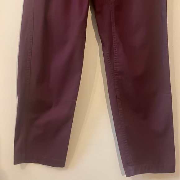 Roots Burgundy Pull On Ankle Pants Size Small - Picture 6 of 15